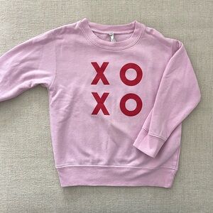 4T Valentine’s sweatshirt